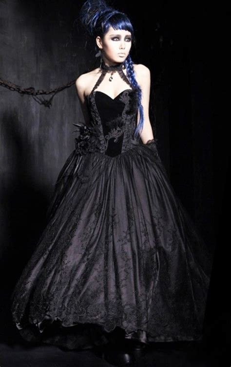 wedding dresses with emo colors.